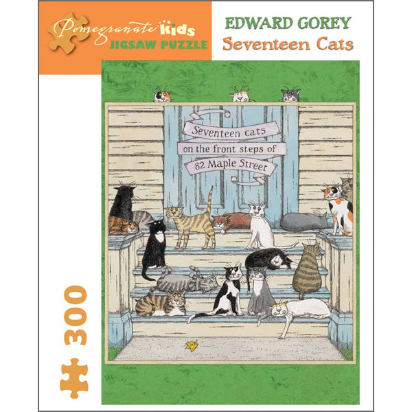 Seventeen Cats Puzzle - GoreyStore