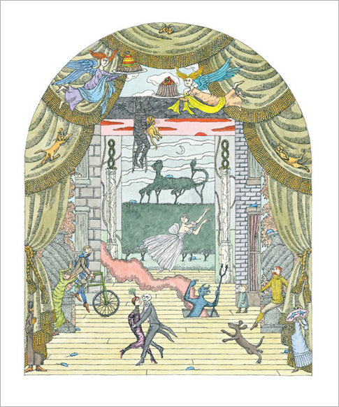 Gorey Theater Dance Print - GoreyStore